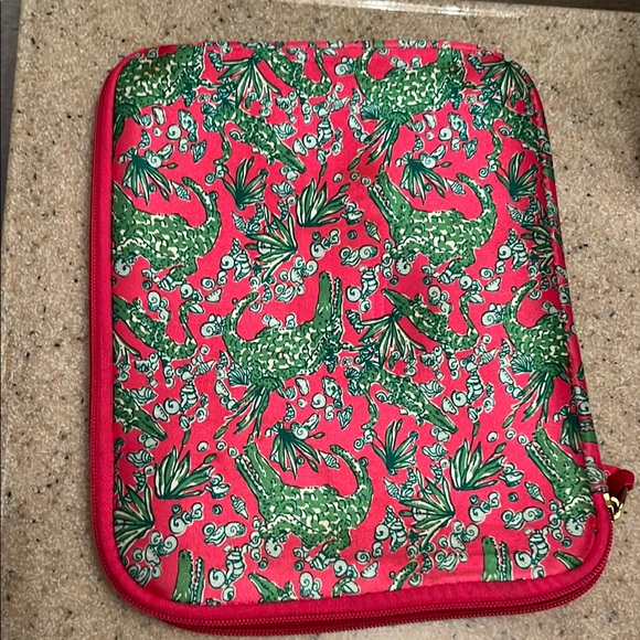 Lilly Pulitzer Pink and Green Floral Tablet Case - Picture 6 of 6